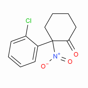 2-(2-氯苯基)-2-硝基环己酮,2-(2-Chlorophenyl)-2-nitrocyclohexanone