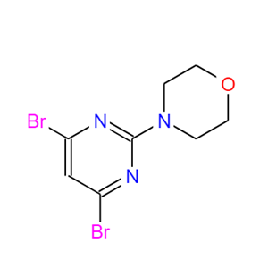 4-(4,6-dibromopyrimidin-2-yl)morpholine,4-(4,6-dibromopyrimidin-2-yl)morpholine