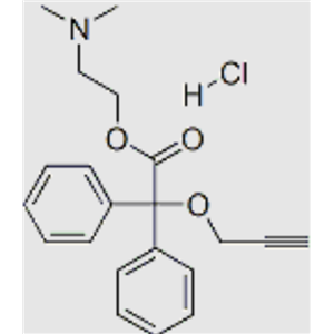 2-(2,2-二苯基-2-丙-2-炔氧基乙酰基)氧乙基-二甲胺盐酸盐,2-(dimethylamino)ethyl diphenyl(prop-2-ynyloxy)acetate hydrochloride