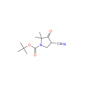 4-氰基-2,2-二甲基-3-氧代吡咯烷-1-羧酸叔丁酯,TERT-BUTYL 4-CYANO-2,2-DIMETHYL-3-OXOPYRROLIDINE-1-CARBOXYLATE