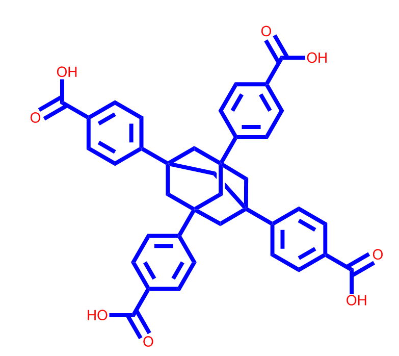 1,3,5,7-四(4-羧基苯基)金刚烷,Benzoic acid, 4,4',4'',4'''-tricyclo[3.3.1.13,7]decane-1,3,5,7-tetrayltetrakis- (9CI)