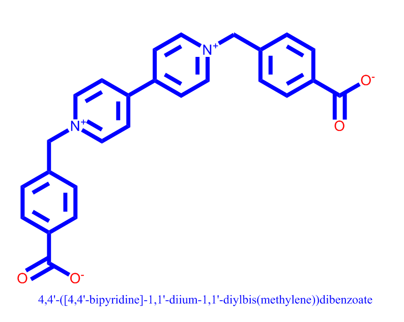 4,4'-([4,4'-bipyridine]-1,1'-diium-1,1'-diylbis(methylene))dibenzoate,4,4'-([4,4'-bipyridine]-1,1'-diium-1,1'-diylbis(methylene))dibenzoate