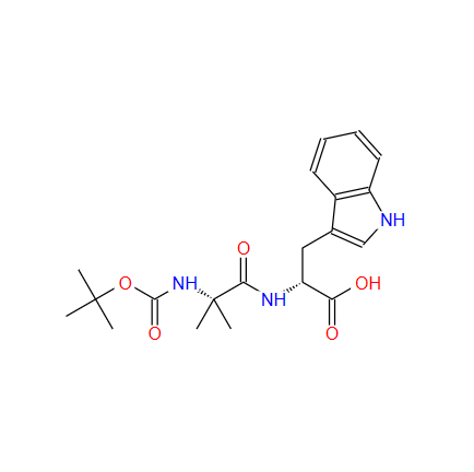 N-[N-[(1,1-二甲基乙氧基)羰基]- 2-甲基丙氨酰]-D-色氨酸,D-Tryptophan, N-[N-[(1,1-dimethylethoxy)carbonyl]-2-methylalanyl]-