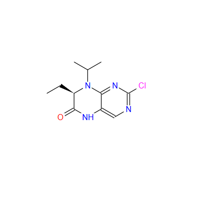 (7R)-2-氯-7-乙基-7,8-二氢-8-(1-甲基乙基)-6(5H)-蝶啶酮,(R)-2-chloro-7-ethyl-8-isopropyl-7,8-dihydropteridin-6(5H)-one