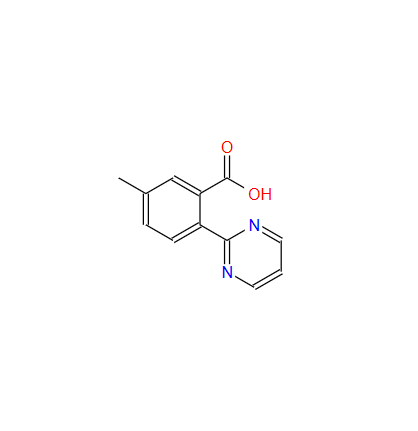 2-(2-嘧啶基)-5-甲基苯甲酸,5-methyl-2-(pyrimidin-2-yl)benzoic acid