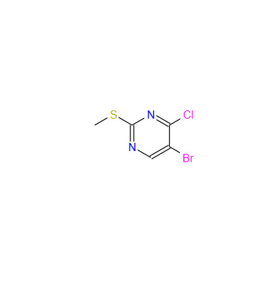 2-甲硫基-4-氯-5-溴嘧啶,5-BROMO-4-CHLORO-2-METHYLSULFANYL-PYRIMIDINE