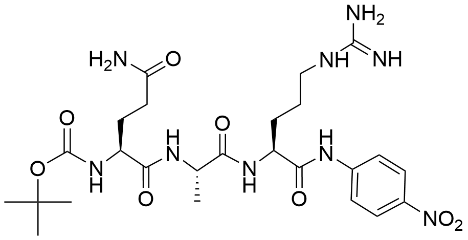 Boc-QAR-pNA,Boc-Gln-Ala-Arg-pNA