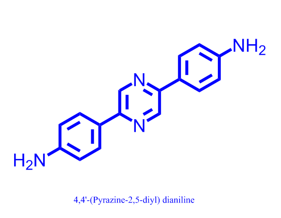 4,4'-(Pyrazine-2,5-diyl) dianiline,4,4'-(Pyrazine-2,5-diyl) dianiline