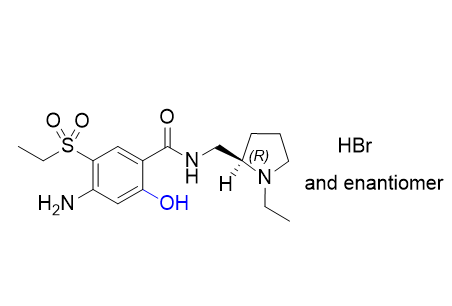 氨磺必利杂质02,4-amino-N-[[(2RS)-1-ethylpyrrolidin-2-yl]methyl]-5-(ethylsulfonyl)-2-hydroxybenzamide hydrobromide