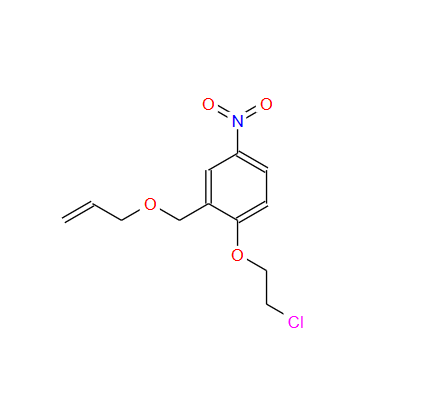 2-((ALLYLOXY)METHYL)-1-(2-CHLOROETHOXY)-4-NITROBENZENE,2-((ALLYLOXY)METHYL)-1-(2-CHLOROETHOXY)-4-NITROBENZENE