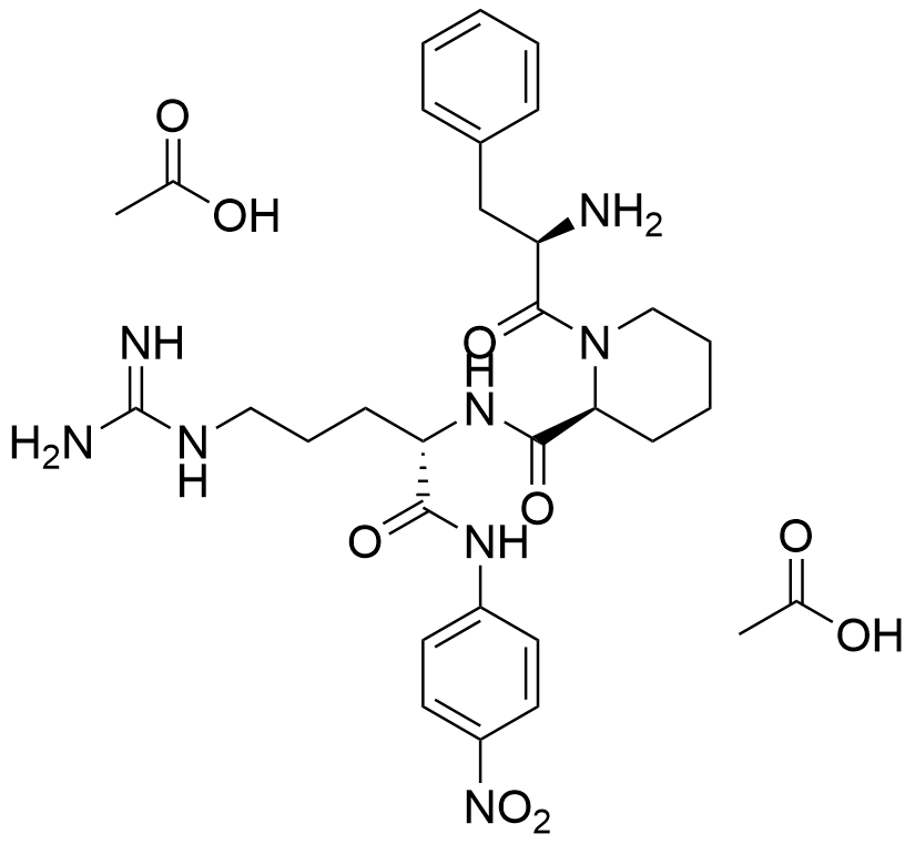H-D-Phe-Homopro-Arg-pNA · 2 acetate,H-D-Phe-Homopro-Arg-pNA · 2 acetate