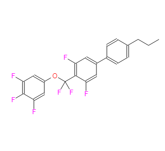 4-（二氟（3,4,5-三氟苯氧基）甲基）-3,5-二氟-4'-丙基-1,1'-联苯,4-(difluoro(3,4,5-trifluorophenoxy)methyl)-3,5-difluoro-4'-propyl-1,1'-biphenyl