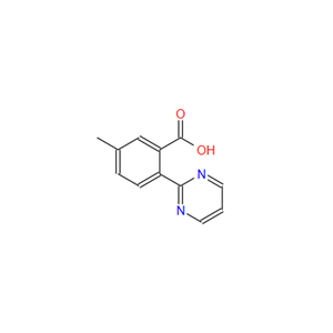 2-(2-嘧啶基)-5-甲基苯甲酸；1088994-22-2