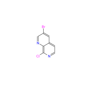 3-溴-8-氯-1,7-萘啶；1260670-05-0