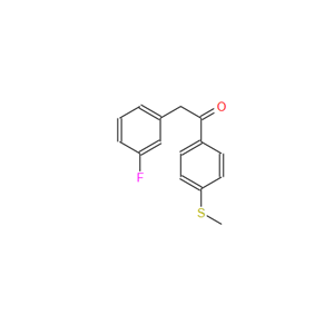 2-(3-氟苯基)-1-[4-(甲硫基)苯基]乙酮,2-(3-fluorophenyl)-1-(4-(methylthio)phenyl)ethanone