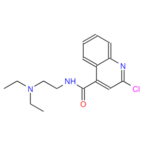 N-(2-(二乙基)胺乙基)-2-氯-4-喹啉甲酰胺,2-Chloro-N-(2-(diethylamino)ethyl)quinoline-4-carboxamide