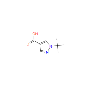1-叔丁基吡唑-4-甲酸；950858-65-8