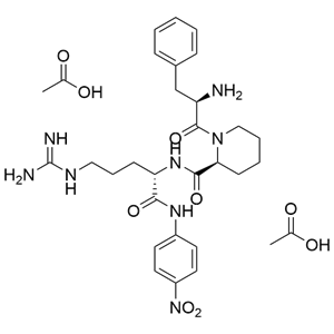 H-D-Phe-Homopro-Arg-pNA · 2 acetate