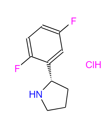 (S)-2-(2,5-二氟苯基)吡咯烷鹽酸鹽,(S)-2-(2,5-DIFLUOROPHENYL)PYRROLIDINE HYDROCHLORIDE