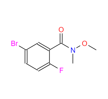 5-溴-2-氟-N-甲氧基-N-甲基苯甲酰胺,5-Bromo-2-fluoro-N-methoxy-N-methylbenzamide