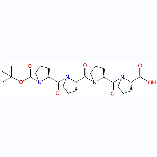 叔丁氧羰基-四聚脯氨酸,Boc-Pro-Pro-Pro-Pro-OH