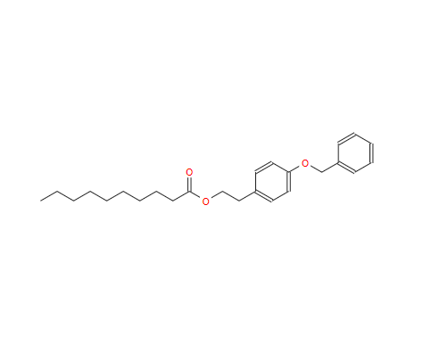 4-苄氧基苯基乙基葵酸酯,2-[4-(phenylmethoxy)phenyl]ethyl ester