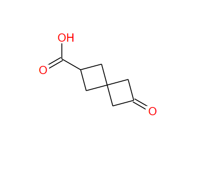 6-氧代螺[3.3]庚烷-2-羧酸,6-oxospiro[3.3]heptane-2-...