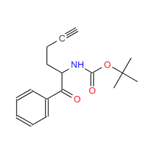 tert-butyl(1-oxo-1-phenylhex-5-yn-2-yl)carbamate 1437235-48-7