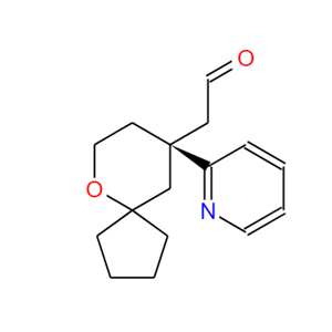 2-[(9R)-9-(pyridin-2-yl)-6-oxaspiro[4.5]decan-9-yl]acetaldehyde 1401031-28-4