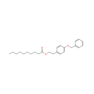 4-苄氧基苯基乙基葵酸酯,2-[4-(phenylmethoxy)phenyl]ethyl ester