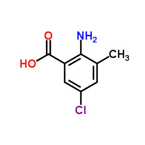 2-氨基-5-氯-3-甲基苯甲酸,2-Amino-5-chloro-3-methylbenzoic acid