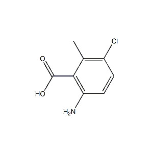 6-氨基-3-氯-2-甲基苯甲酸,6-amino-3-chloro-2-methylbenzoic acid