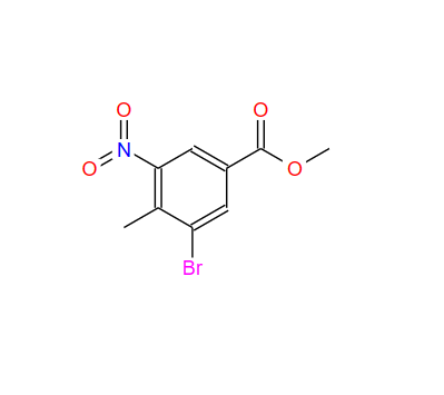 3-溴-4-甲基-5-硝基苯甲酸甲酯,3-BROMO-4-METHYL-5-NITROBENZOIC ACID METHYL ESTER