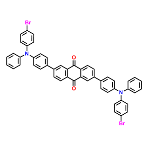 2,6-双（4-（（4-溴苯基）（苯基）氨基）苯基）蒽-9,10-二酮