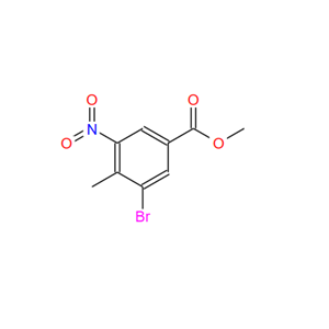 3-溴-4-甲基-5-硝基苯甲酸甲酯,3-BROMO-4-METHYL-5-NITROBENZOIC ACID METHYL ESTER
