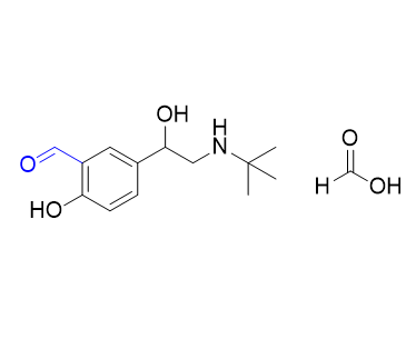 沙丁醇胺杂质04,5-(2-(tert-butylamino)-1-hydroxyethyl)-2-hydroxybenzaldehyde formate