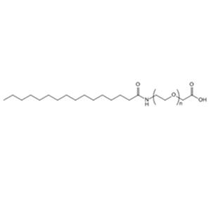 Palmitic acid-PEG-acid，棕榈酸-聚乙二醇-羧酸