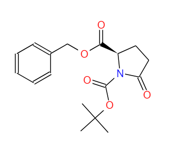 (R)-N-Boc-2-氧代吡咯烷-5-羧酸苄酯,2-Benzyl1-(tert-butyl)(R)-5-oxopyrrolidine-1,2-dicarboxylate