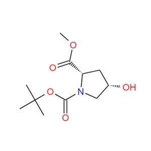 N-Boc-顺式-4-羟基-L-脯氨酸甲酯,(2S,4S)-N-Boc-cis-4-hydroxy-L-proline methyl ester