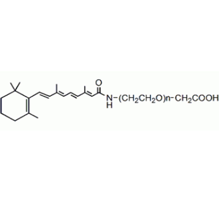 维甲酸-聚乙二醇-羧酸,Retinoic acid-PEG-acid;Retinoic acid-PEG-COOH