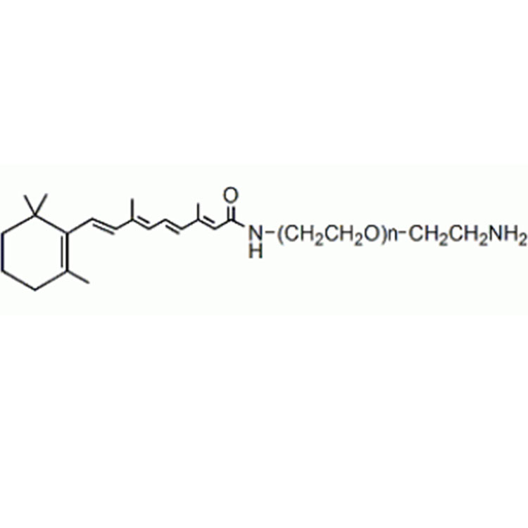 维甲酸-聚乙二醇-氨基,Retinoic acid-PEG-amine;Retinoic acid-PEG-NH2