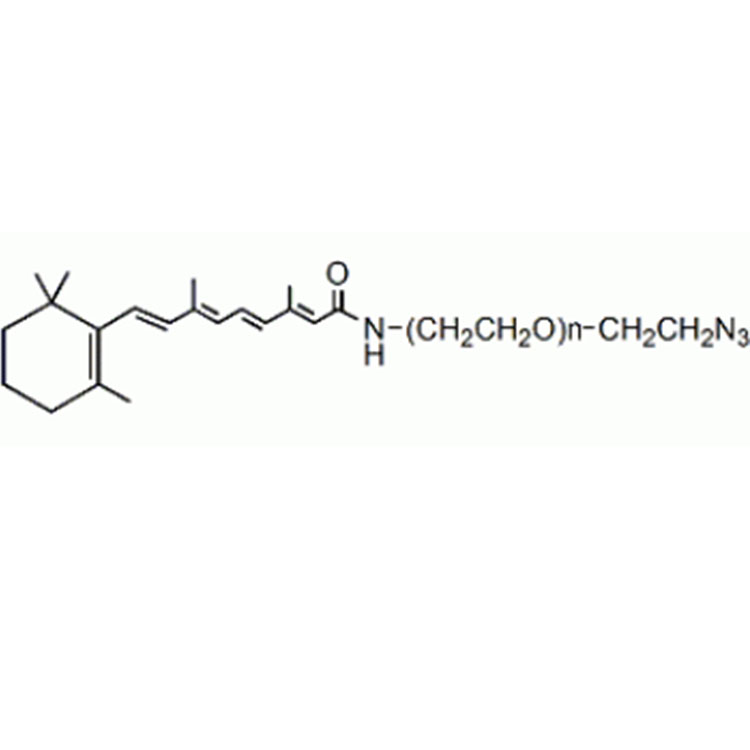 維甲酸-聚乙二醇-疊氮,Retinoic acid-PEG-azide;Retinoic acid-PEG-N3