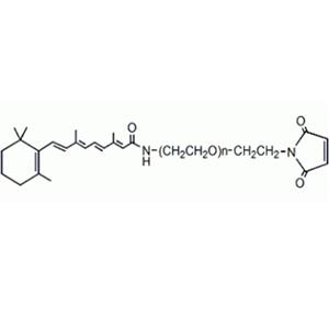 维甲酸-聚乙二醇-马来酰亚胺,Retinoic acid-PEG-Maleimide;MAL-PEG-Retinoic acid