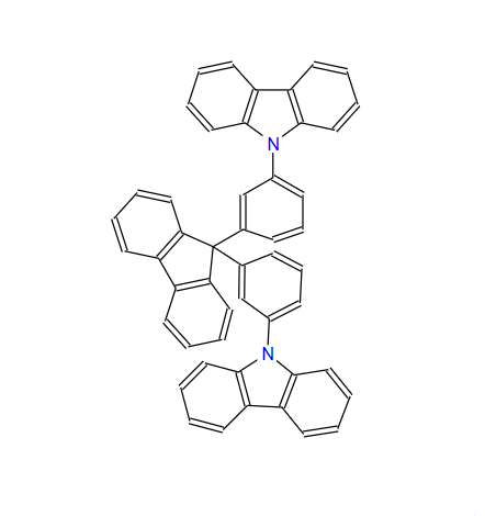 9,9'-((9H-芴-9,9-苯基)BIS(3,1-苯基))BIS(9H-咔唑),9H-Carbazole, 9,9'-(9H-fluoren-9-ylidenedi-3,1-phenylene)bis-