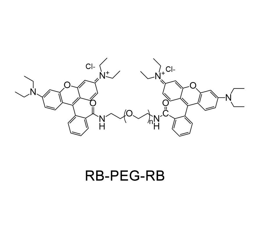 罗丹明-聚乙二醇-罗丹明,RB-PEG-RB