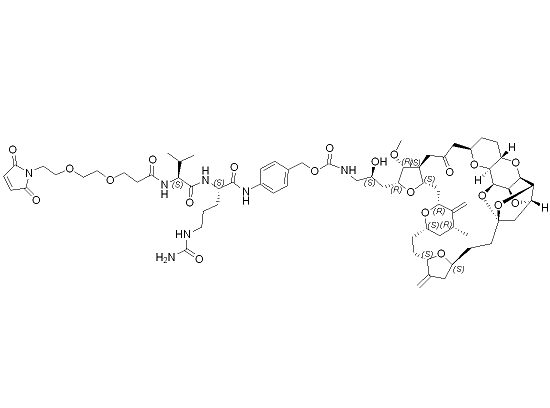 Mal-PEG2-VC-PAB-Eribulin,Mal-PEG2-VC-PAB-Eribulin