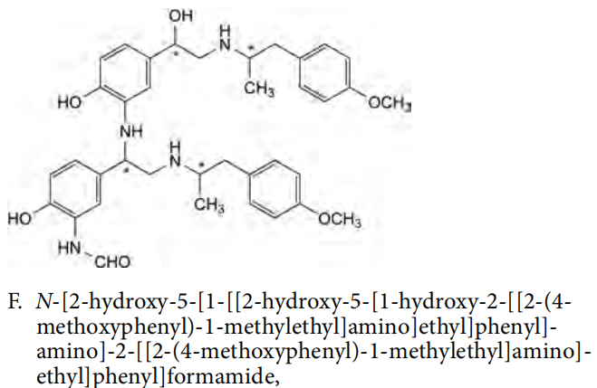 福莫特罗杂质F,Formoterol  Impurity F