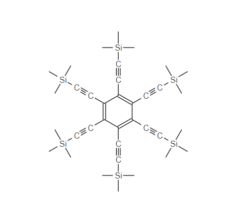 六（三甲硅基乙炔基）苯,hexakis-[(trimethylsilyl)ethynyl]benzene