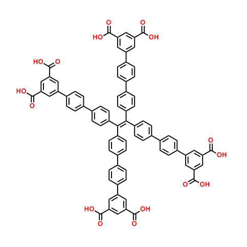 4'',4''''',4'''''''',4''''''''''-(乙烯-1,1,2,2-四烷基)四(( [1,1':4',1''-三联苯]-3,5-二羧酸)),4'',4''''',4'''''''',4'''''''''''-(ethene-1,1,2,2-tetrayl)tetrakis(([1,1':4',1''-terphenyl]-3,5-dicarboxylic acid))