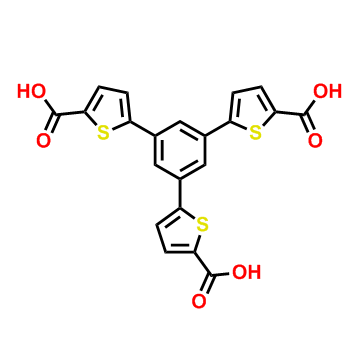 5,5',5''-(苯-1,3,5-三基)三(噻吩-2-羧酸),5,5',5''-(Benzene-1,3,5-triyl)tris(thiophene-2-carboxylic acid)